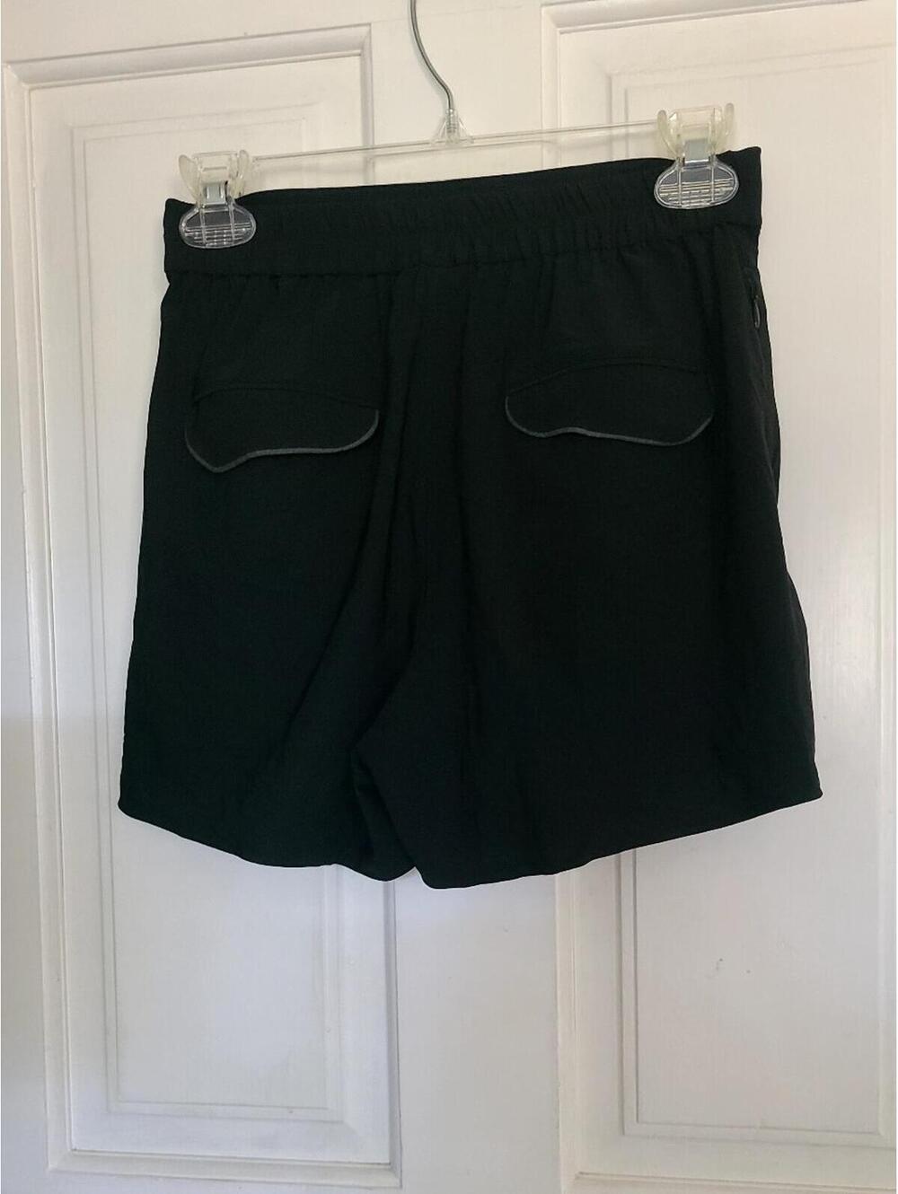Lululemon black shorts size four.